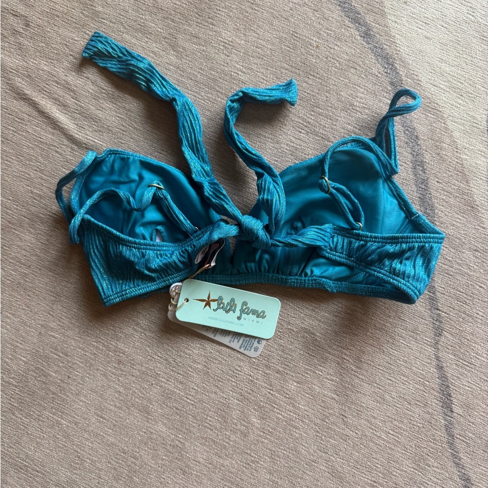 Luli Fama Azure splice bralette